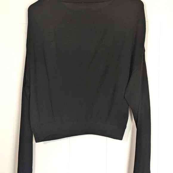 Comfy Black Sweater/Tee - Simons - Picture 3 of 7